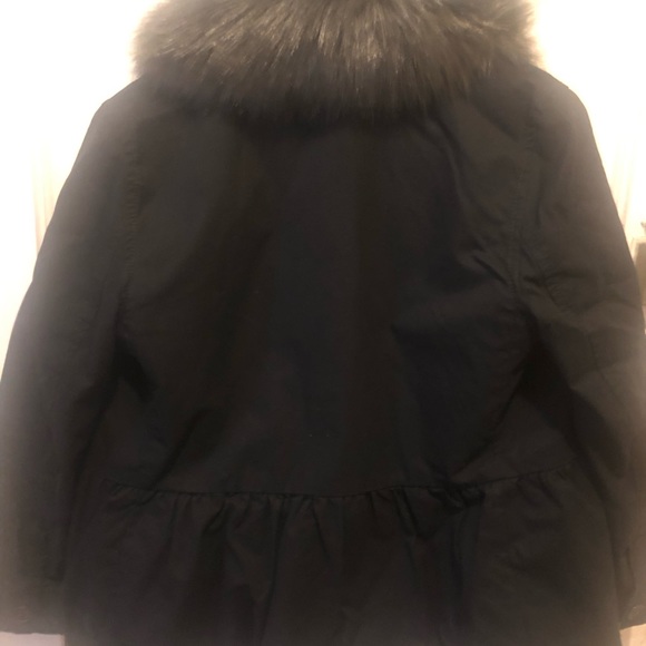 Kate Spade faux Fur Trim military jacket - Picture 3 of 5